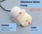 dc3v 5v submersible miniature water pump motor ultra quiet robotedu 1709 19 robotedu@2